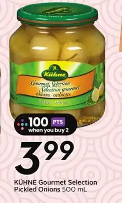 Sobeys KÜHNE Gourmet Selection Pickled Onions offer
