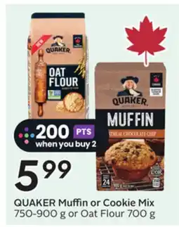 Sobeys QUAKER Muffin or Cookie Mix offer