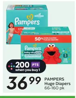 Sobeys PAMPERS Huge Diapers offer