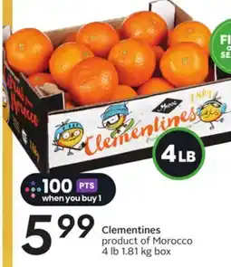 Sobeys Clementines offer