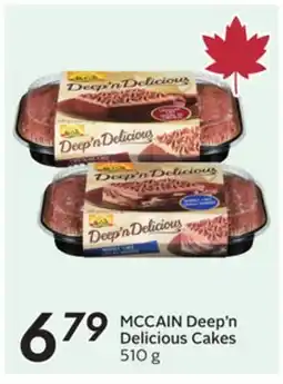 Sobeys MCCAIN Deep'n Delicious Cakes offer