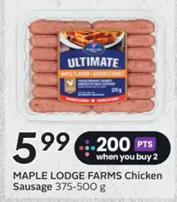 Sobeys MAPLE LODGE FARMS Chicken Sausage offer