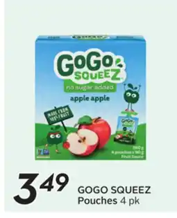Sobeys GOGO SQUEEZ Pouches offer