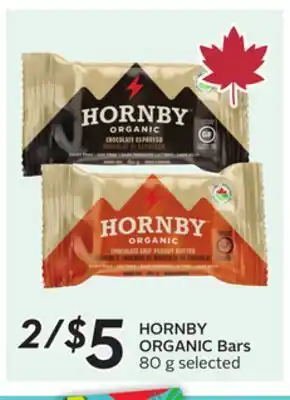Sobeys HORNBY ORGANIC Bars offer