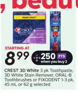 Sobeys CREST 3D White offer