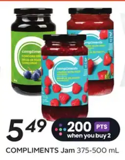 Sobeys COMPLIMENTS Jam offer
