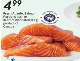 Sobeys Fresh Atlantic Salmon Portions offer