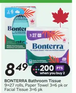 Sobeys BONTERRA Bathroom Tissue offer
