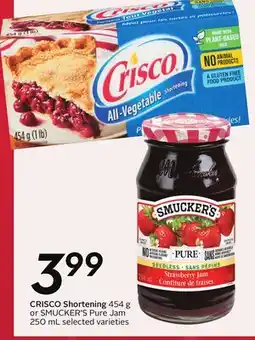 Sobeys CRISCO Shortening offer