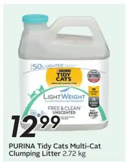 Sobeys PURINA Tidy Cats Multi-Cat Clumping Litter offer
