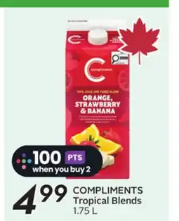 Sobeys COMPLIMENTS Tropical Blends offer