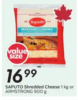 Sobeys SAPUTO Shredded Cheese offer