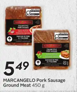 Sobeys MARCANGELO Pork Sausage Ground Meat offer