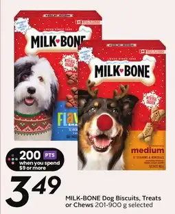 Sobeys MILK-BONE Dog Biscuits, Treats or Chews offer