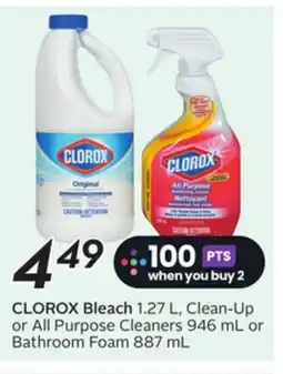 Sobeys CLOROX Bleach offer