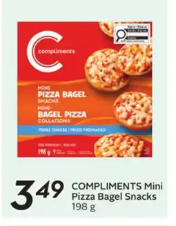 Sobeys COMPLIMENTS Mini Pizza Bagel Snacks offer