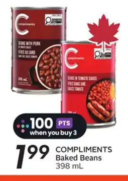 Sobeys COMPLIMENTS Baked Beans offer