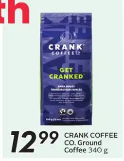 Sobeys CRANK COFFEE CO. Ground Coffee offer