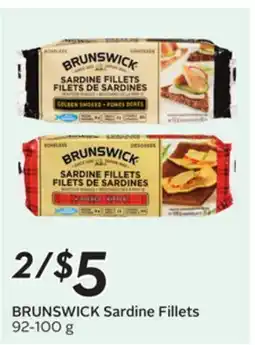 Sobeys BRUNSWICK Sardine Fillets offer