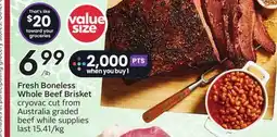 Sobeys Fresh Boneless Whole Beef Brisket offer