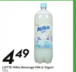 Sobeys LOTTE Milkis Beverage Milk & Yogurt offer