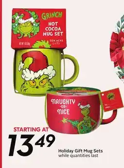 Sobeys Holiday Gift Mug Sets offer