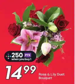 Sobeys Rose & Lily Duet Bouquet offer