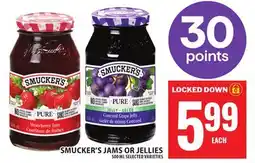Food Basics SMUCKER'S JAMS OR JELLIES offer