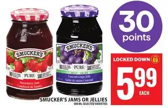 Food Basics SMUCKER'S JAMS OR JELLIES offer