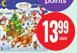 Food Basics LINDT ADVENT CALENDAR offer