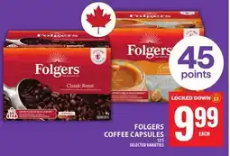 Food Basics FOLGERS COFFEE CAPSULES offer