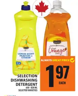 Food Basics SELECTION DISHWASHING DETERGENT offer