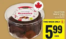 Food Basics SELECTION SNACK TUBS offer