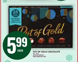 Food Basics POT OF GOLD CHOCOLATE offer