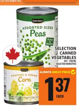 Food Basics SELECTION CANNED VEGETABLES offer