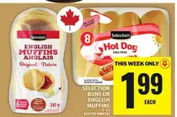 Food Basics SELECTION BUNS OR ENGLISH MUFFINS offer