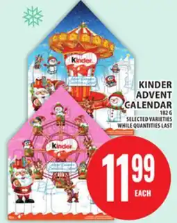 Food Basics KINDER ADVENT CALENDAR offer