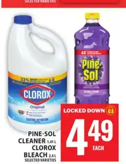 Food Basics PINE-SOL CLEANER OR CLOROX BLEACH offer