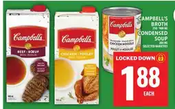 Food Basics CAMPBELL'S BROTH, CONDENSED SOUP offer