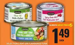 Food Basics SELECTION LIGHT OR FLAVOURED TUNA offer