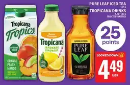 Food Basics PURE LEAF ICED TEA OR TROPICANA DRINKS offer
