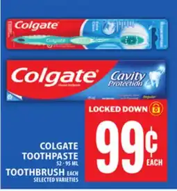 Food Basics COLGATE TOOTHPASTE OR TOOTHBRUSH offer