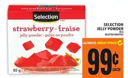 Food Basics SELECTION JELLY POWDER offer