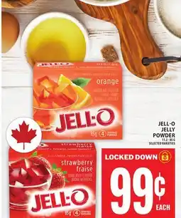 Food Basics JELL-O JELLY POWDER offer