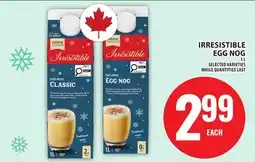 Food Basics IRRESISTIBLE EGG NOG offer