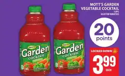 Food Basics MOTT'S GARDEN VEGETABLE COCKTAIL offer