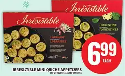 Food Basics IRRESISTIBLE MINI QUICHE APPETIZERS offer