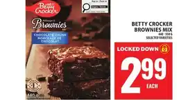 Food Basics BETTY CROCKER BROWNIES MIX offer