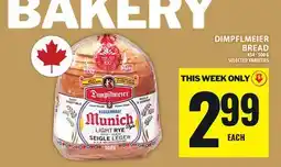 Food Basics DIMPFLMEIER BREAD offer