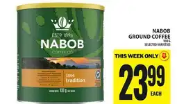 Food Basics NABOB GROUND COFFEE offer
